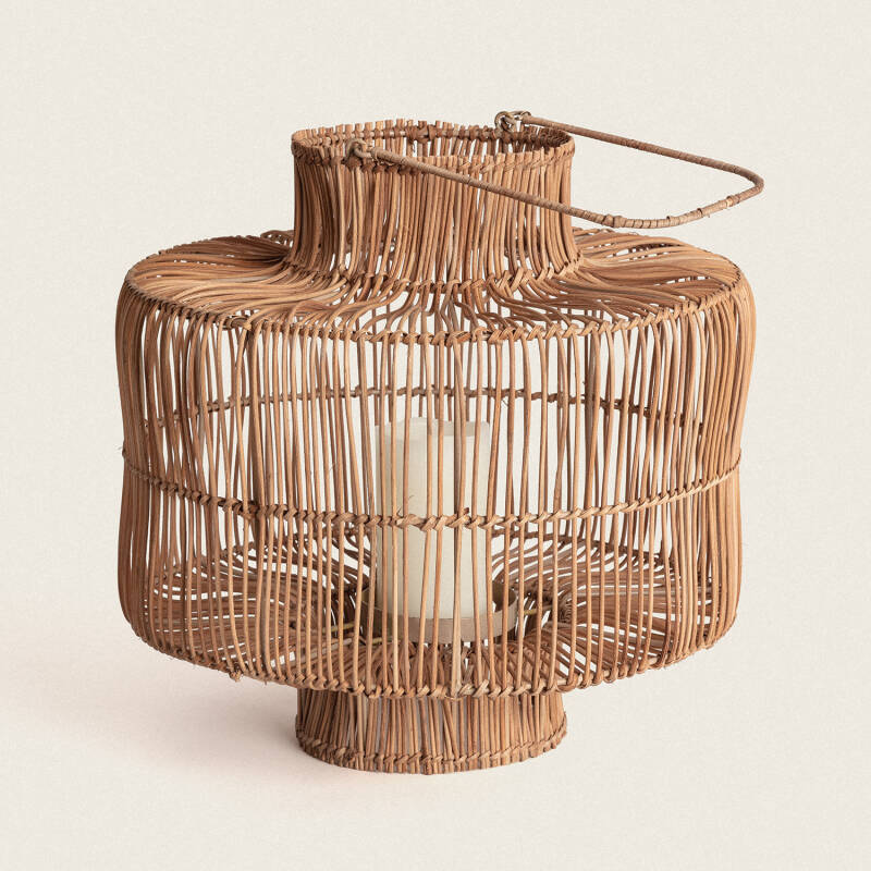 Candeeiro de Mesa Rattan Masái
