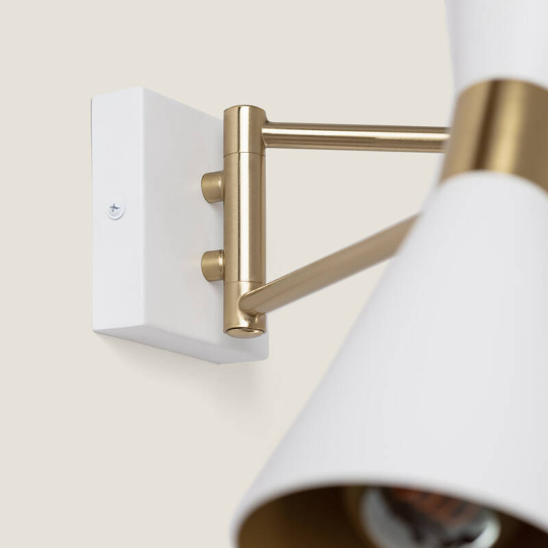 Candeeiro de Parede Orientável Metal 2 Focos Jigger