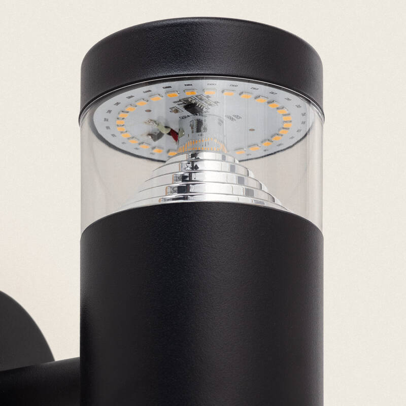 Candeeiro de Parede Exterior LED 5W Aço Inoxidável Inti Black