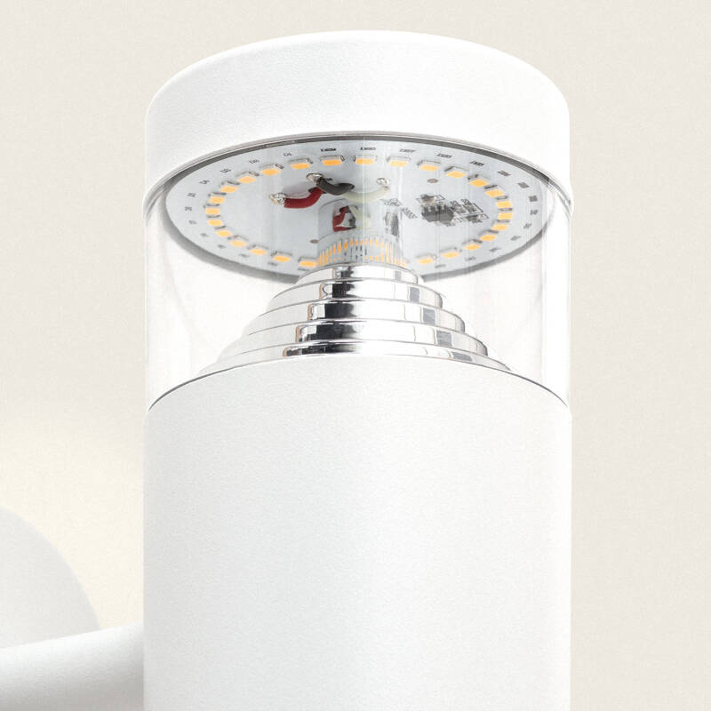 Candeeiro de Parede Exterior LED 5W Aço Inoxidável Inti White