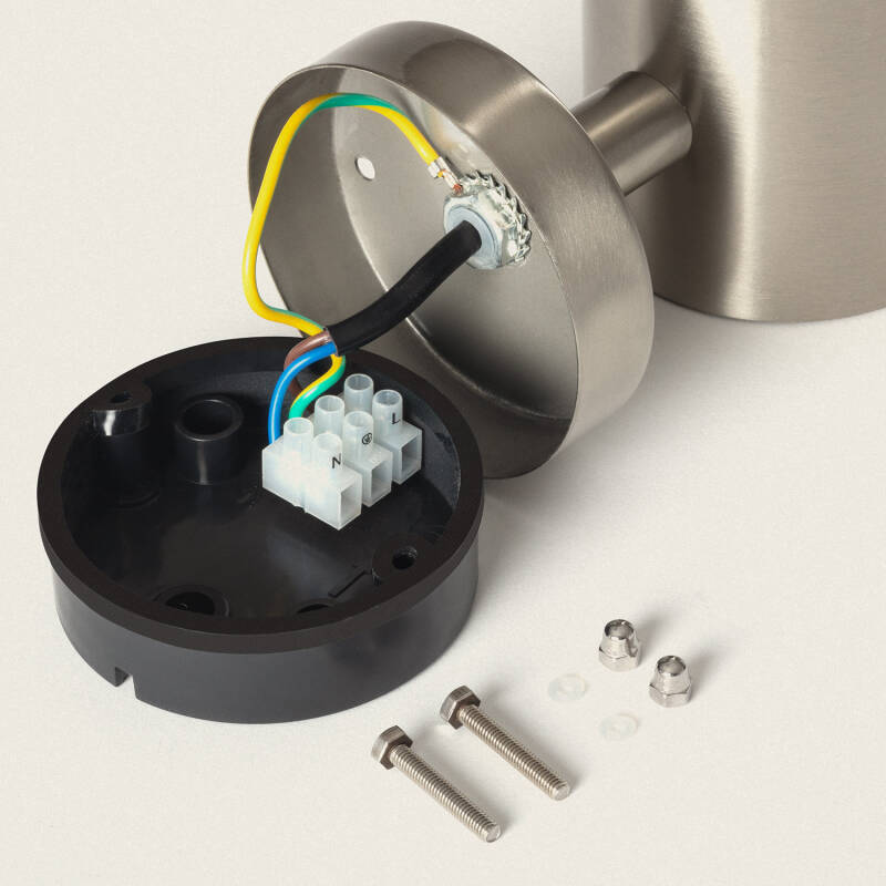 Candeeiro de Parede Exterior LED 5W Aço Inoxidável Inti