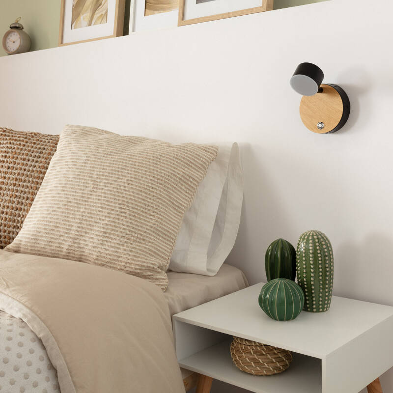 Candeeiro de Parede LED 5W Metal com Interruptor Serifos