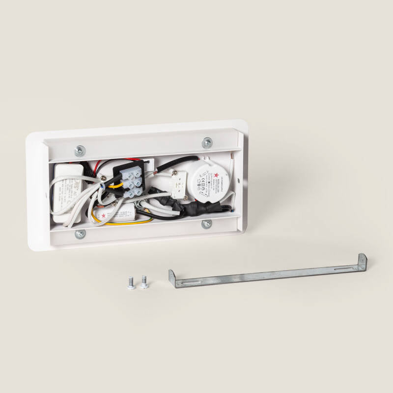 Candeeiro de Parede com Luz de Leitura LED 8W Metal com Entrada USB Rossey
