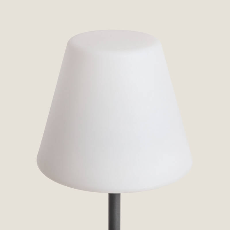 Candeeiro de Pé Exterior de Metal LED Solar Larso