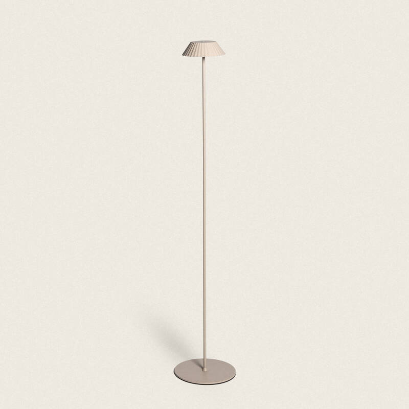 Candeeiro de Pé LED Portátil para Exterior com Bateria USB Recarregável em Metal Hoima