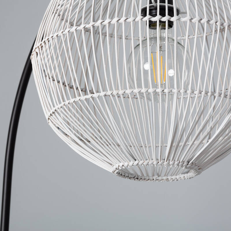 Candeeiro de Pé em Rattan e Metal Kithnos