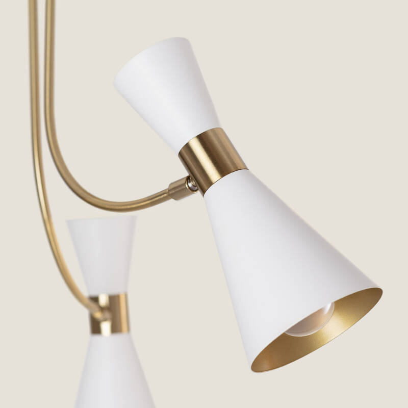 Candeeiro de Teto Metal com 3 Focos Jigger