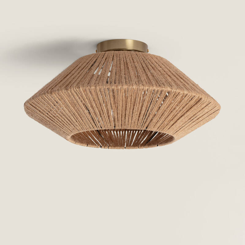 Candeeiro de Teto Corda Natural Big Moksha