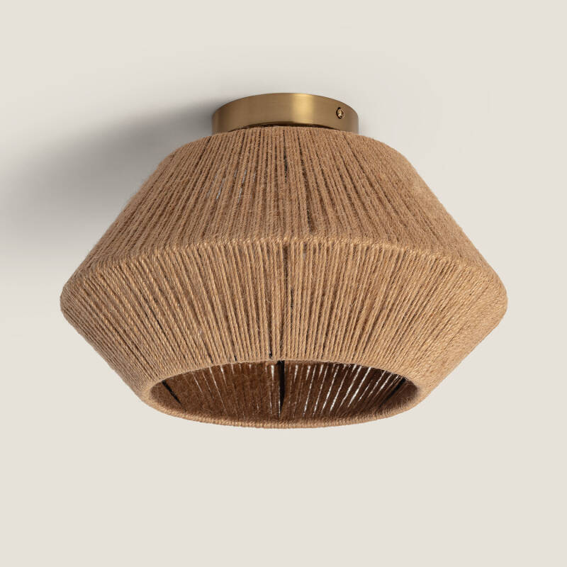 Candeeiro de Teto Corda Natural Moksha