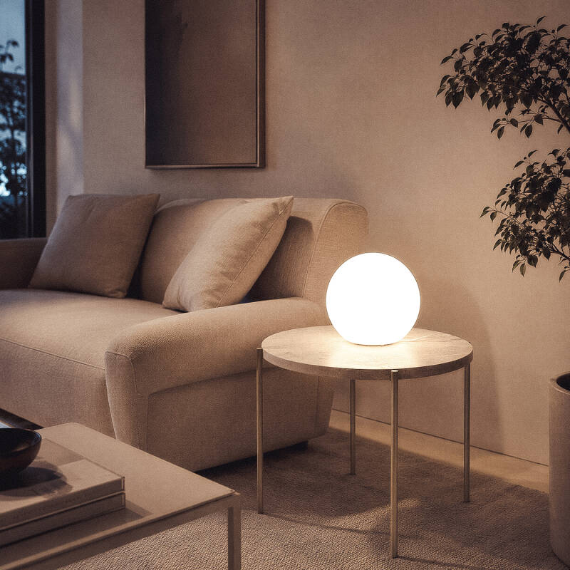 Candeeiro Esférico Decorativo Bola de Luz Evan Orb