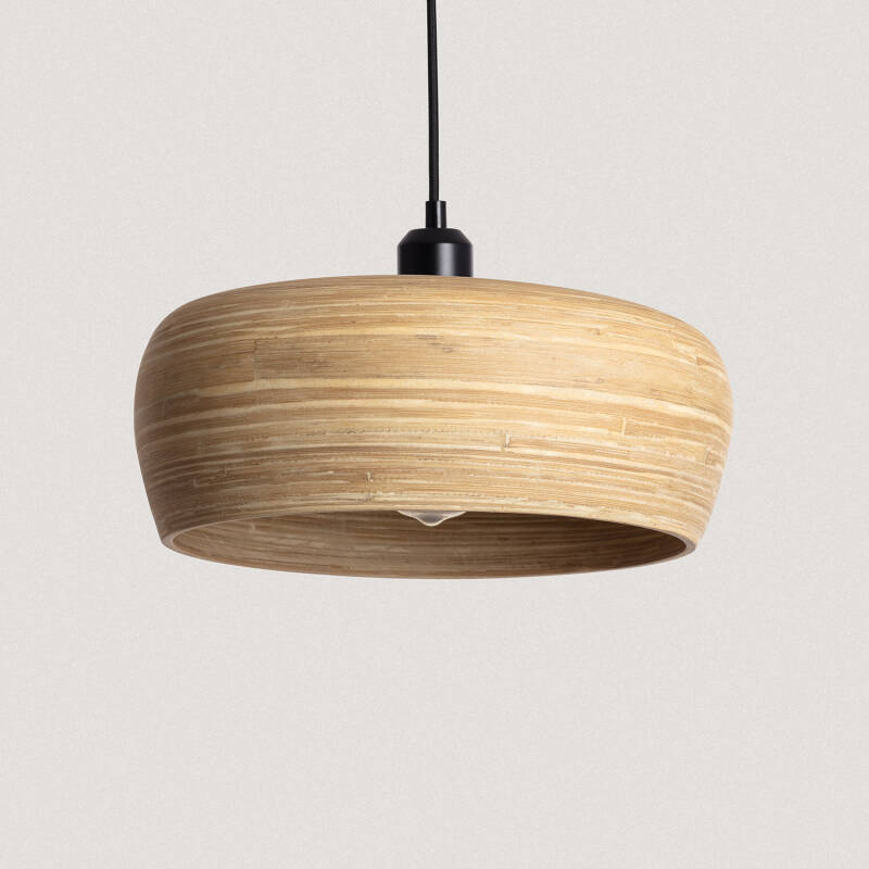 Candeeiro Suspenso Bambu Shuka Sari ILUZZIA