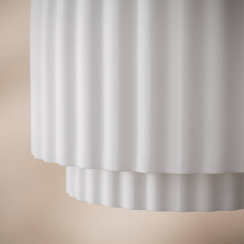 Candeeiro Suspenso de Gesso Double Colum