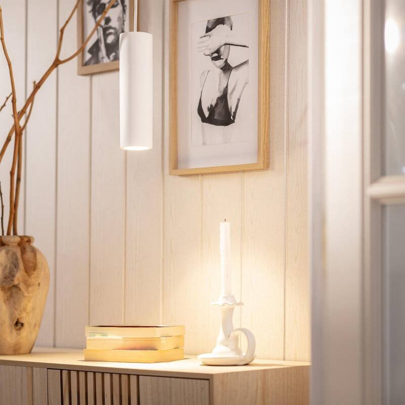 Candeeiro Suspenso de Gesso Slim