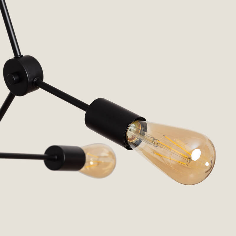 Candeeiro Suspenso de Metal Molecular
