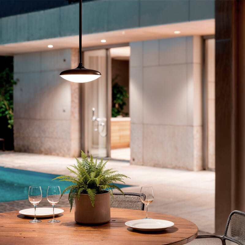 Candeeiro Suspenso Exterior LED 10W Alumínio Brandhu