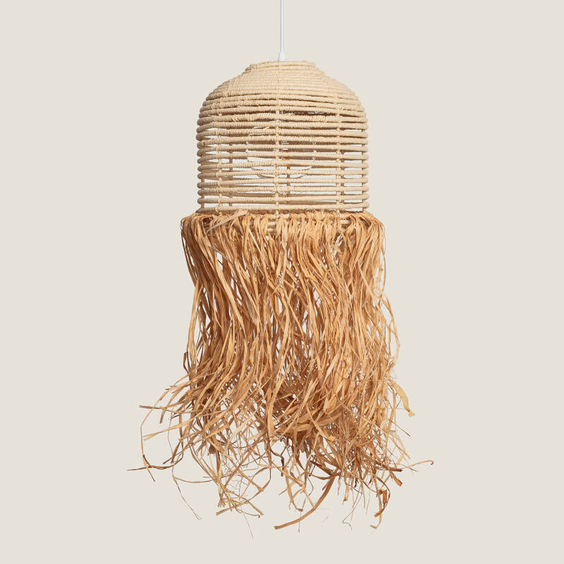 Candeeiro Suspenso Fibra Natural Kofia