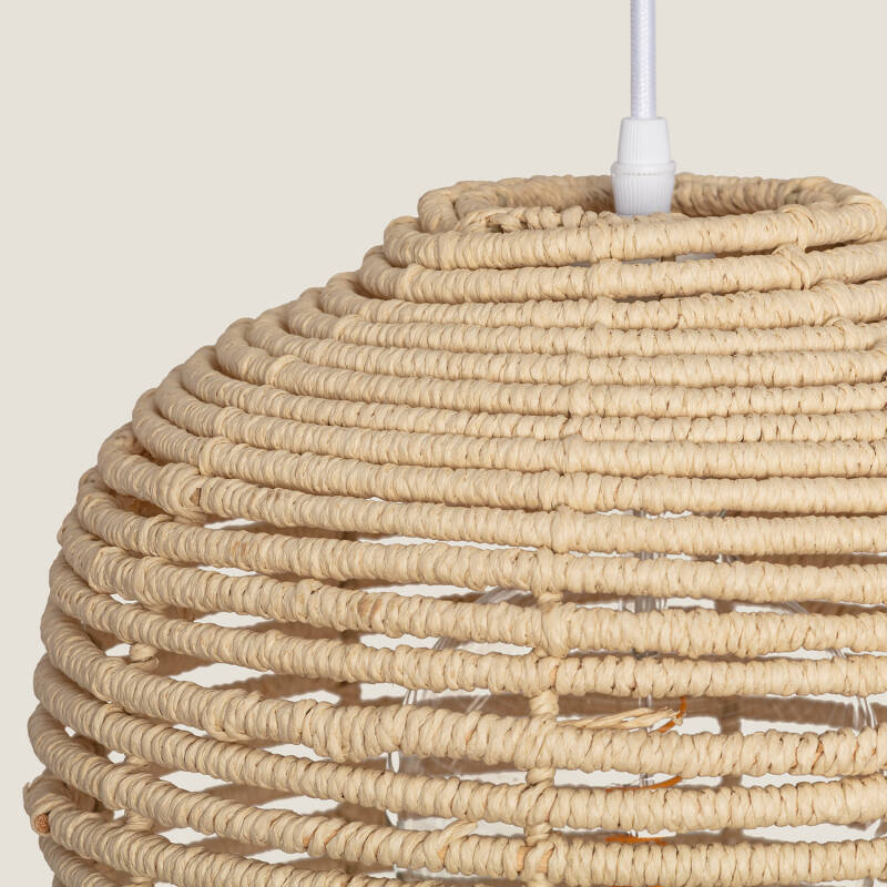 Candeeiro Suspenso Fibra Natural Kofia