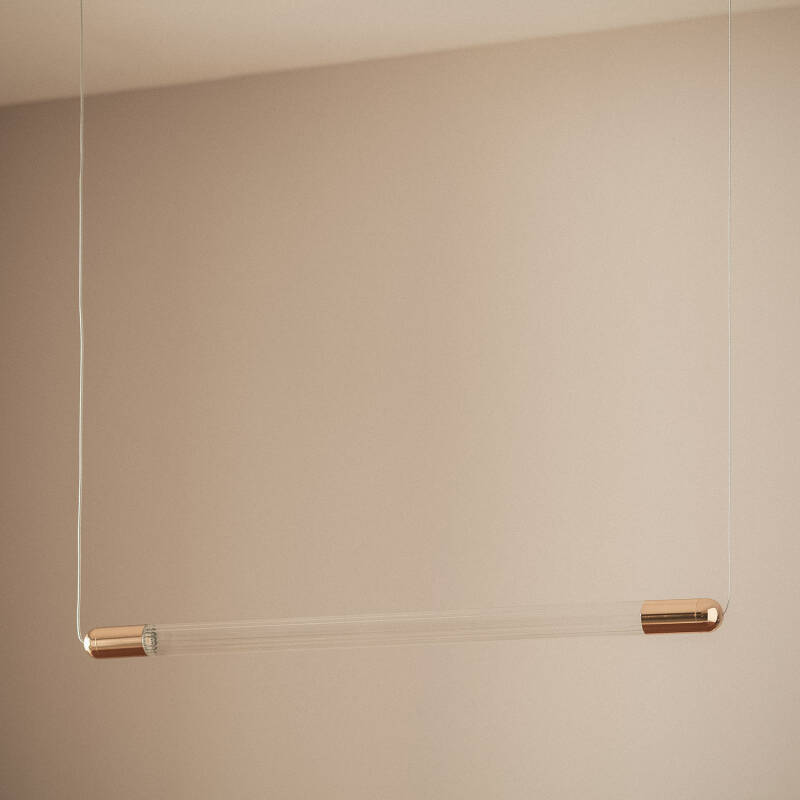 Candeeiro Suspenso LED 2.5W Metal e Vidro Harold