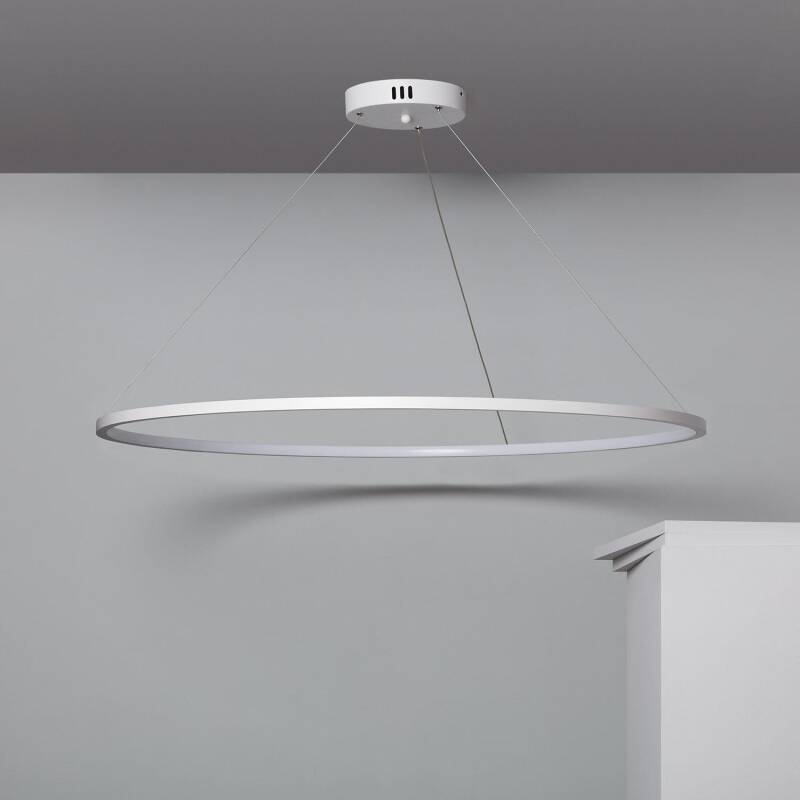 Candeeiro Suspenso LED 28W em Alumínio CCT Selecionável Big Ivalo Ø 1 Metro