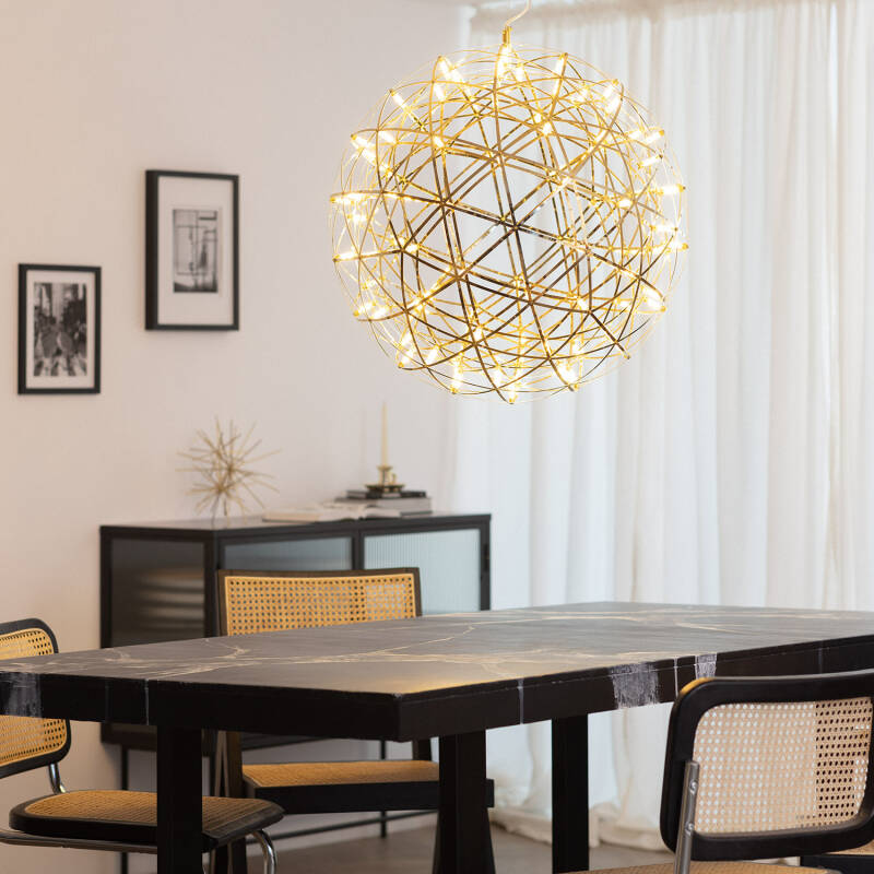 Candeeiro Suspenso LED 37 W em Alumínio Gloria