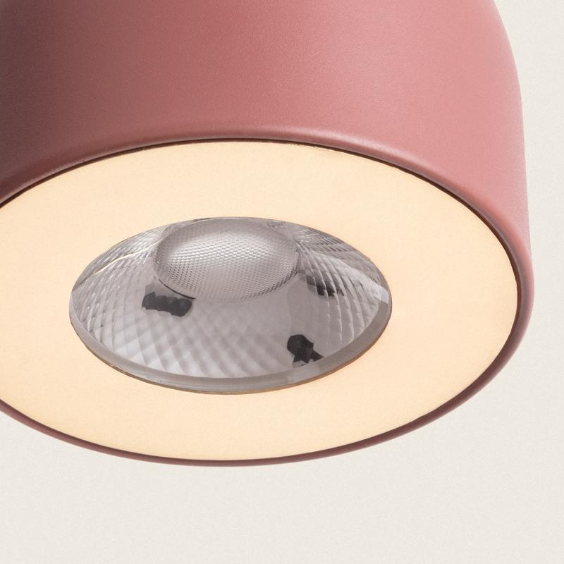 Candeeiro Suspenso LED 8W Regulável em Altura Metal Arya