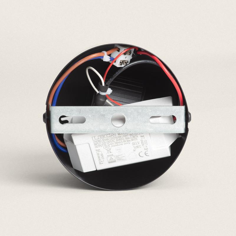 Candeeiro Suspenso LED 8W Regulável em Altura Metal Arya