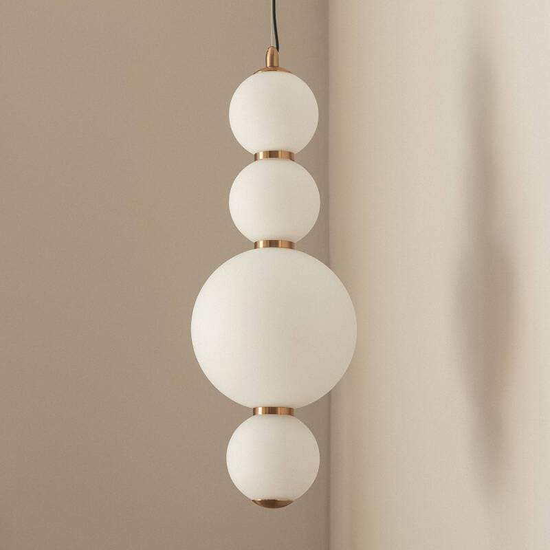 Candeeiro Suspenso LED 4.2W Metal e Vidro Slim Atira