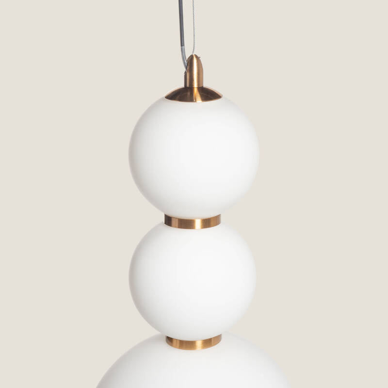 Candeeiro Suspenso LED 4.2W Metal e Vidro Slim Atira