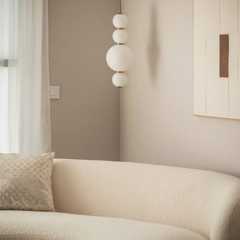 Candeeiro Suspenso LED 4.2W Metal e Vidro Slim Atira