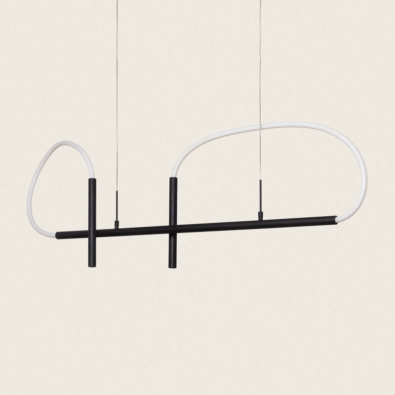 Candeeiro Suspenso LED 46W Metal e Silicone Ginnie