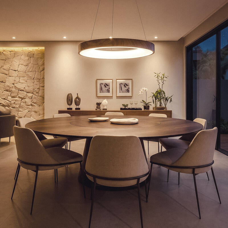 Candeeiro Suspenso LED 50 W em Alumínio com CCT Selecionável Jacob-L