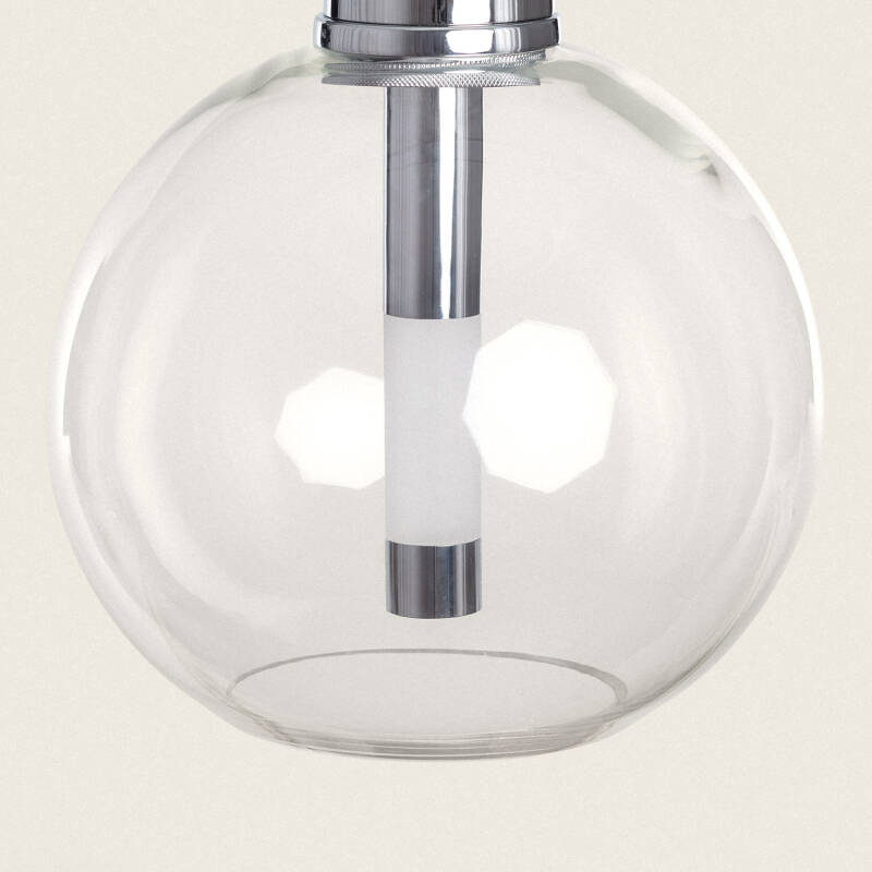Candeeiro Suspenso LED 5W Metal e Vidro Ludvika