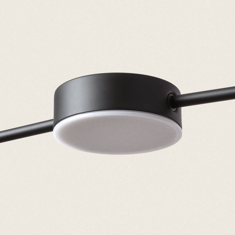 Candeeiro Suspenso Linear LED de 18 W em Metal e Vidro Kurna