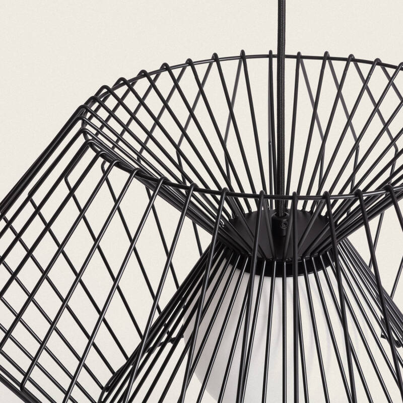 Candeeiro Suspenso Metal Hexagon