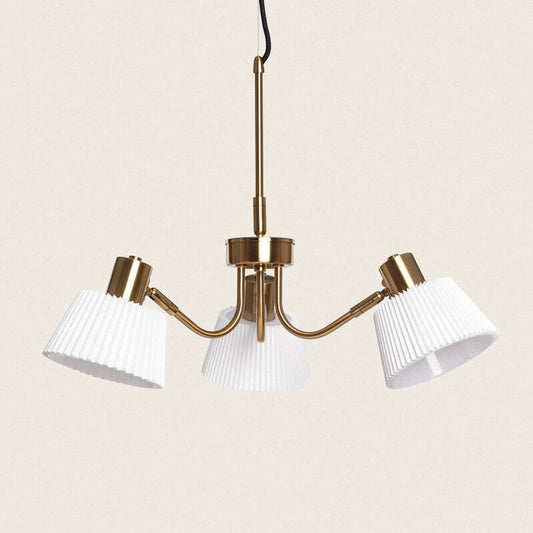 Candeeiro Suspenso Metal Magda 3 Focos
