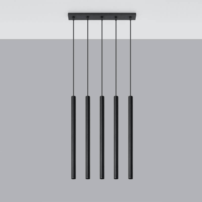 Candeeiro Suspenso Pastelo 5 Metal SOLLUX