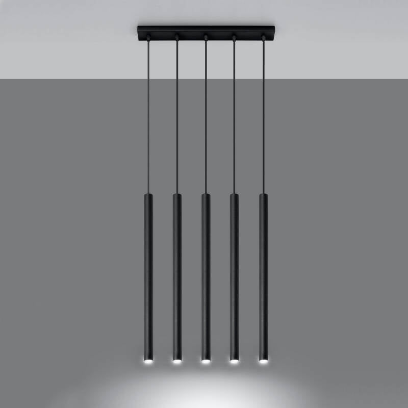 Candeeiro Suspenso Pastelo 5 Metal SOLLUX