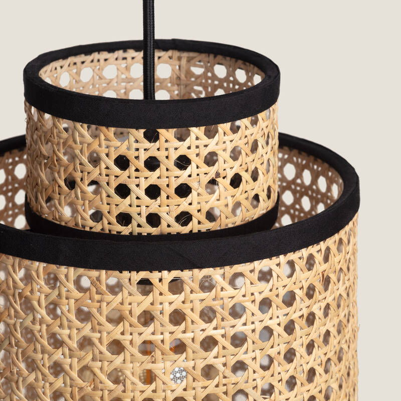Candeeiro Suspenso Rattan Huela Piccola
