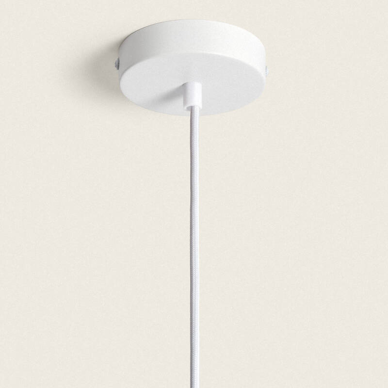 Candeeiro Suspenso Tecido Bello Duo Reflexo
