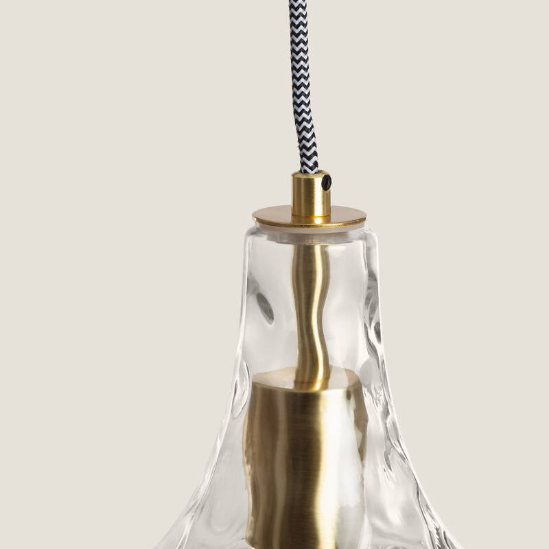Candeeiro Suspenso Vidro Tassel