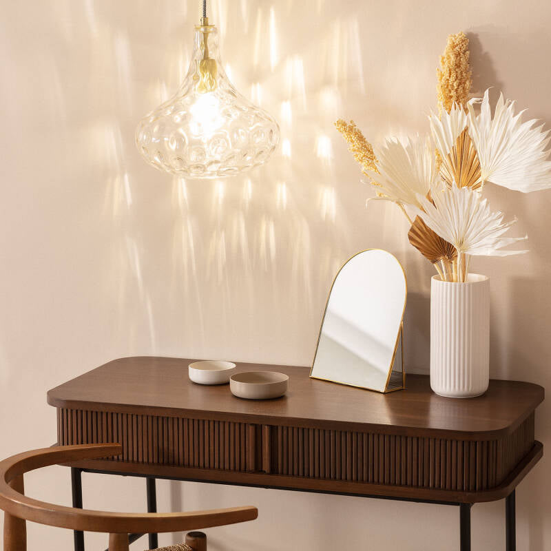 Candeeiro Suspenso Vidro Tassel