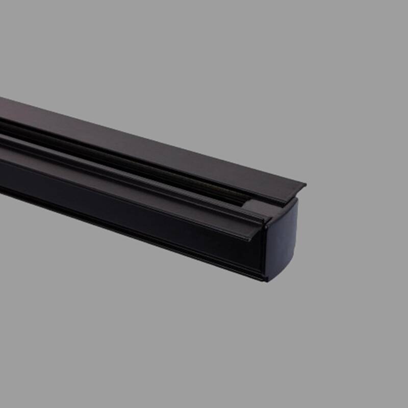 Calha Trifásico Encastrável Alumínio para Focos LED 1 Metro