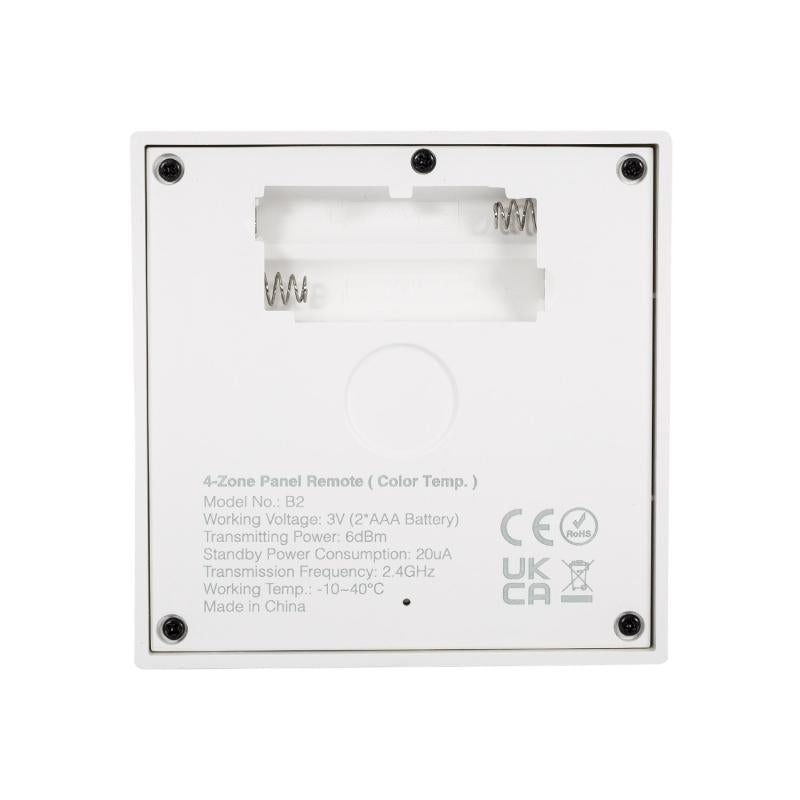 Comando RF para Regulador LED CCT 4 Zonas MiBoxer B2