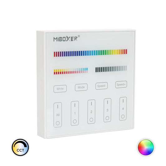 Comando RF para Regulador LED RGB+CCT 4 Zonas MiBoxer B4
