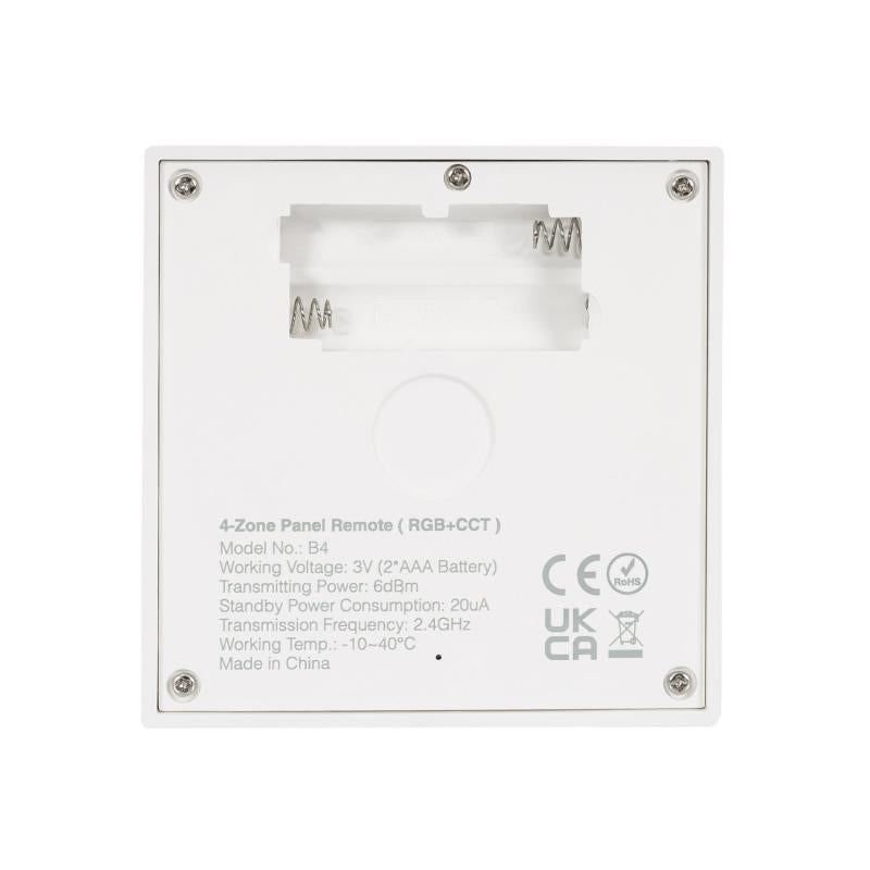 Comando RF para Regulador LED RGB+CCT 4 Zonas MiBoxer B4