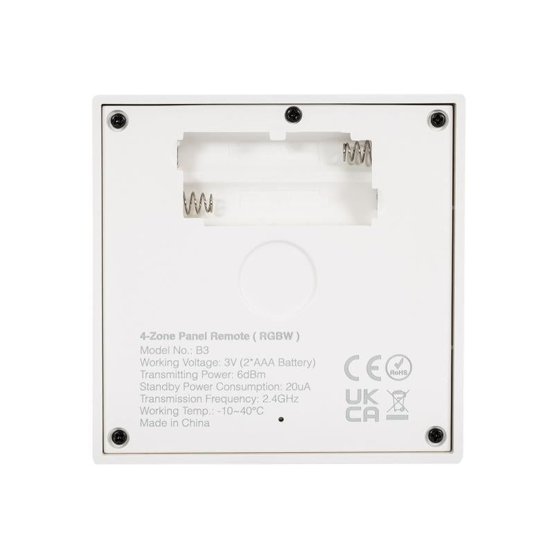 Comando RF para Regulador LED RGBW 4 Zonas MiBoxer B3