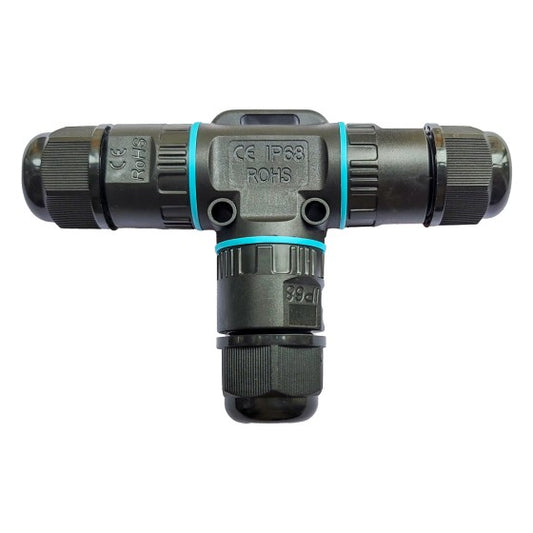 Conector 3 Saídas T IP68 16A 450VAC | FILUX