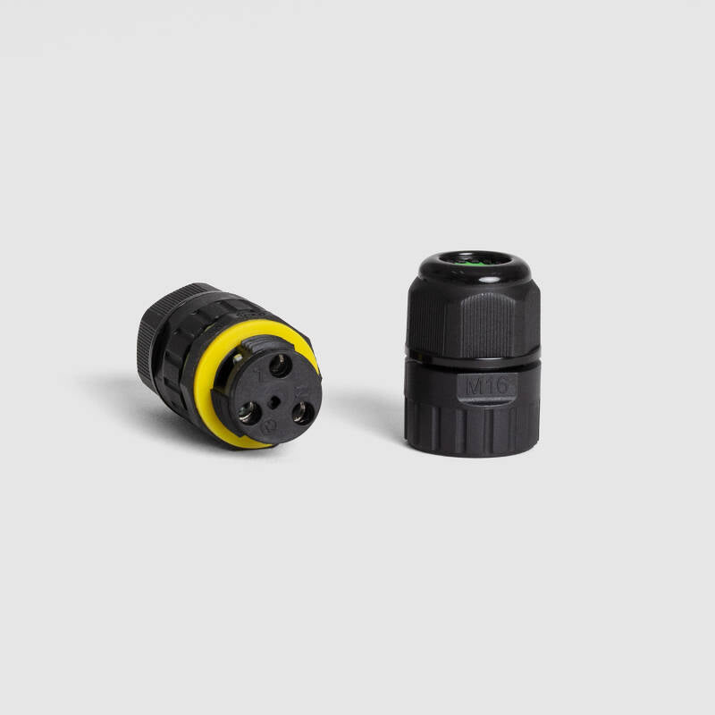 Conector de Cabo Estanque 3 Contactos IP68
