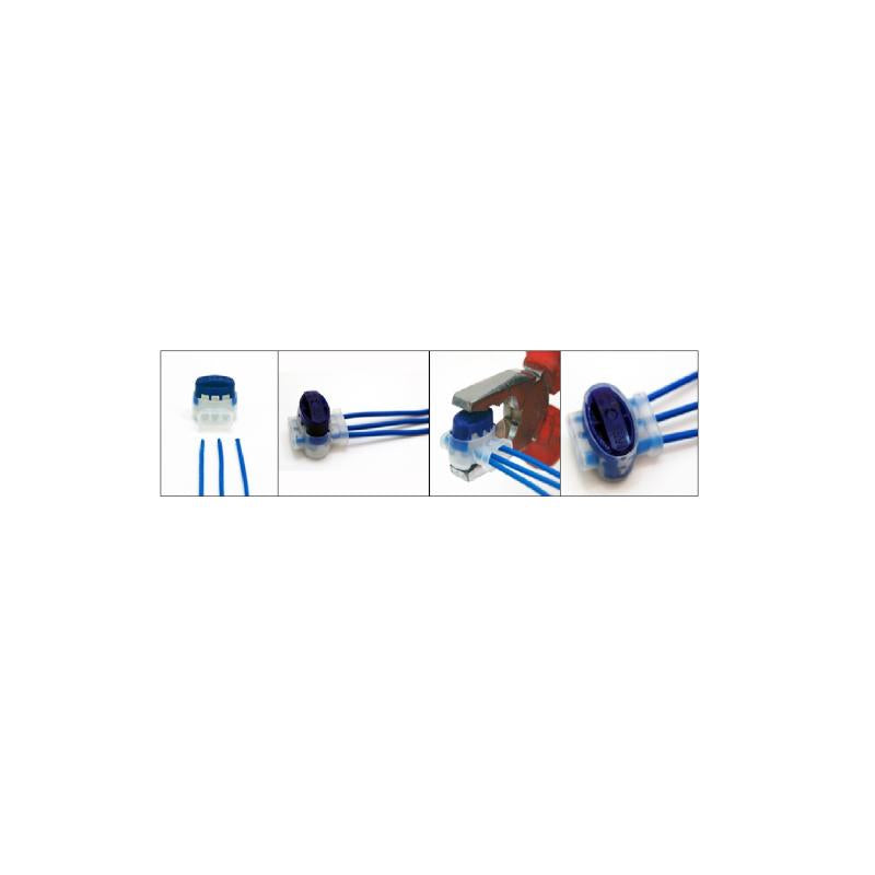 Conector de cabo Anti-Humidade ICD 314 Scotchlok 0.5-1.5mm² IP67 3M 7100166936-IDC