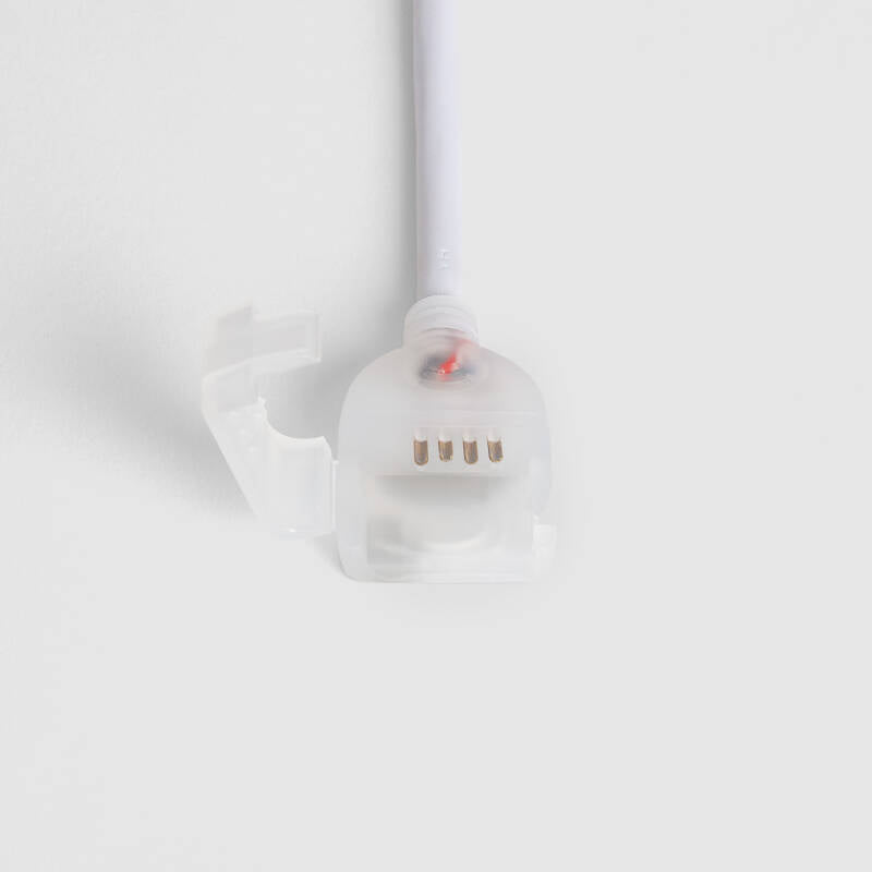 Conector Duplo com Cabo para Fita LED Neon Regulável 220V RGB SFLEX8